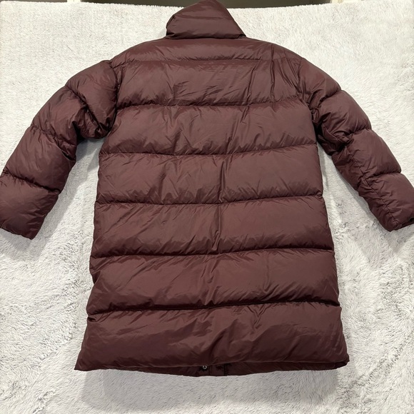 Eileen Fisher Classic Funnel Neck Down Parka Long‎ Puffer Oversize Plush Size S - Picture 5 of 15